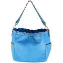 FLORA & CO - sac bandoulière, sac à main ou sac porté sur l'épaule bleu