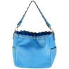 FLORA & CO - sac bandoulière, sac à main ou sac porté sur l'épaule bleu.1