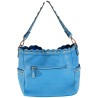 FLORA & CO - sac bandoulière, sac à main ou sac porté sur l'épaule bleu. 5