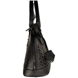 Sac à main noir de marque FLORA&CO. 2