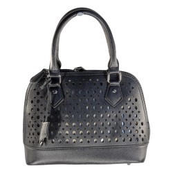 Sac à main noir de marque FLORA&CO. 1