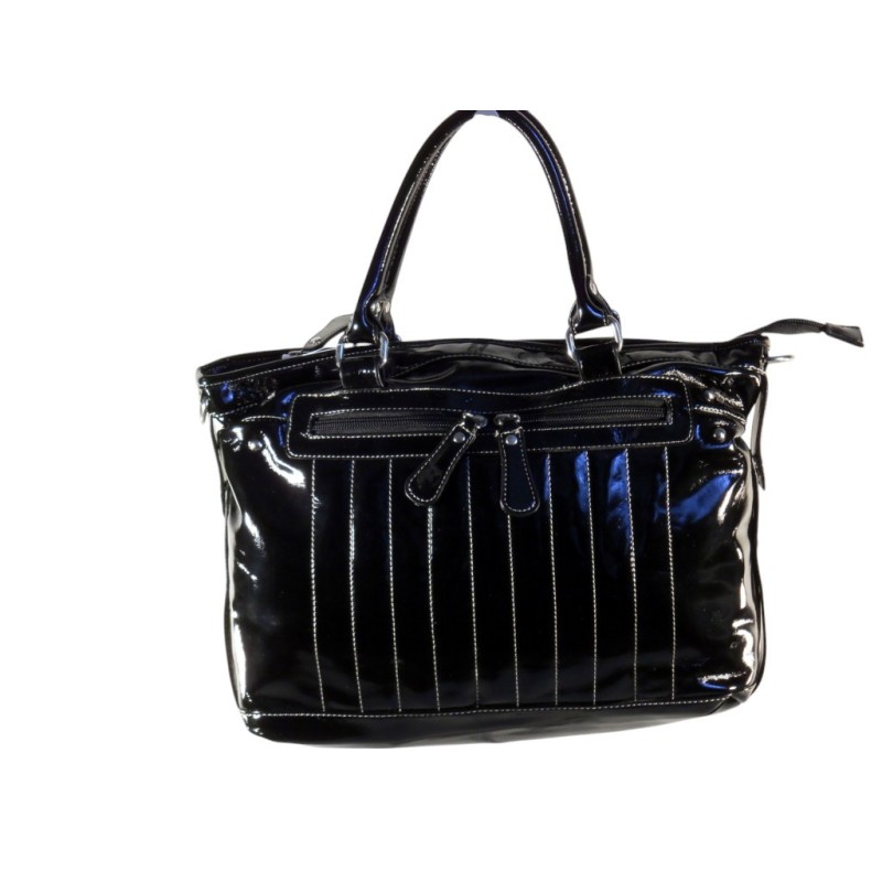 Laurence C - Grand sac à main noir. Laurence C - Grand sac à main noir.