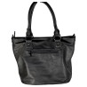 NANUCCI - Sac à main noir porté épaule