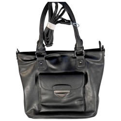 Sac à main, sac bandoulière de marque NANUCCI de couleur noir. 1