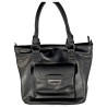 Sac à main, sac bandoulière de marque NANUCCI de couleur noir. 3