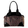 Laurence C - sac à main en toile imprimée et simili cuir. 1