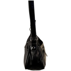 Laurence C - sac à main bandoulière noir