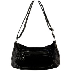 Laurence C - sac à main bandoulière noir