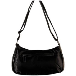 Laurence C - sac à main bandoulière noir