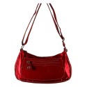 Laurence C - sac bandoulière, sac à main rouge