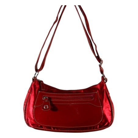 Laurence C - sac bandoulière, sac à main rouge