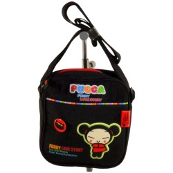 PUCCA - sac enfant bandoulière noir (petit modèle)