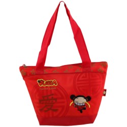 PUCCA - Sac cabas enfant porté épaule rouge.