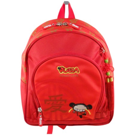 PUCCA - Sac à dos enfant rouge (grand modèle)