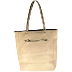 M & E - sac cabas beige