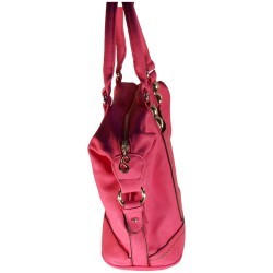 M & E - sac à main fuchsia. 3