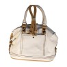 M & E - sac à main blanc