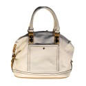 M & E - sac à main blanc