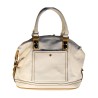 M & E - sac à main blanc