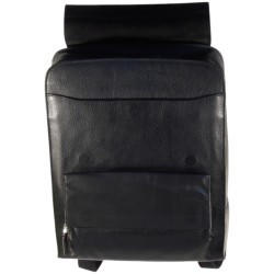 L'AVENTURIER sac à dos en cuir vachette souple noire. 2