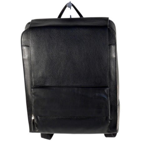 L'AVENTURIER - sac à dos en cuir vachette souple noire