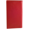 Porte chéquier de marque SPIRIT rouge en cuir vachette