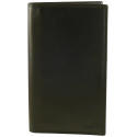 Porte-Chéquier Portefeuille en Cuir de Vachette Noir – Élégance et Organisation