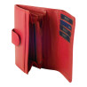 Porte monnaie rouge spirit avec fermeture zip.