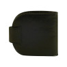 Porte monnaie cuvette de marque SPIRIT en cuir vachette collet noir.
