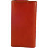 Porte clés de marque SPIRIT en cuir vachette collet rouge.3