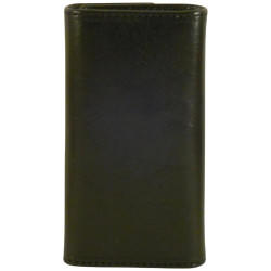 Porte clés de marque SPIRIT en cuir vachette collet noir. 3