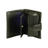 Porte monnaie porte carte noir fermé par un bouton pression.3 Porte monnaie porte carte noir fermé par un bouton pression.3