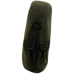 Porte monnaie de marque SPIRIT en cuir vachette collet noir.