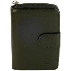 porte monnaie de marque SPIRIT en cuir vachette collet noir. 1 - r6543 noir