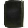 Porte monnaie et cartes de marque SPIRIT en cuir vachette collet noir.