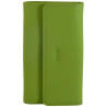 Porte clés de marque FANCIL en cuir vachette vert anis.-1