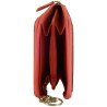 Porte monnaie - clés de marque FANCIL en cuir vachette rose.