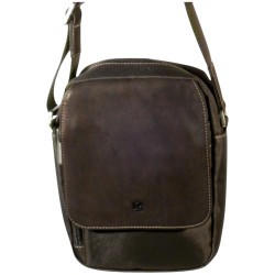 LOUIS C sac bandoulière noir pour homme.-1