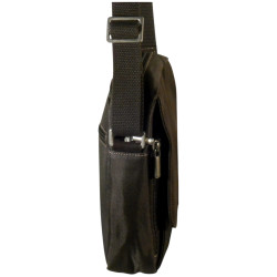 LOUIS C sac bandoulière marron pour homme