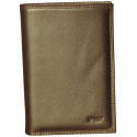 Portefeuille cuir vachette marron de marque SPIRIT