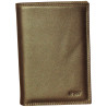 Portefeuille cuir vachette marron de marque SPIRIT