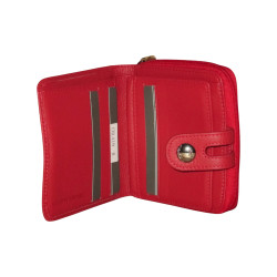 Porte-monnaie LOUIS C rouge - 7 cartes, cuir vachette