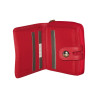 Porte-monnaie LOUIS C rouge - 7 cartes, cuir vachette