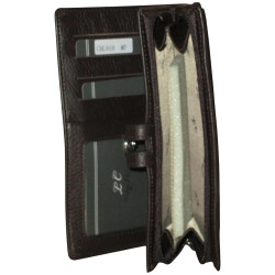 Louis C - porte monnaie long marron