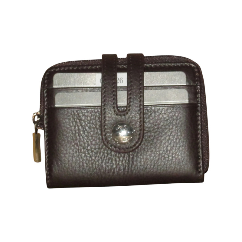 Louis C - porte monnaie-porte clés marron