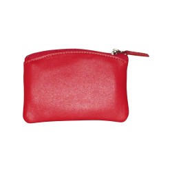 Porte monnaie - porte clés FANCIL bi-colore rose-blanc-fa-908-2