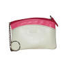 Porte monnaie - porte clés FANCIL bi-colore rose-blanc-fa-908-3