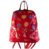 sac à dos en cuir de chèvre rouge-1