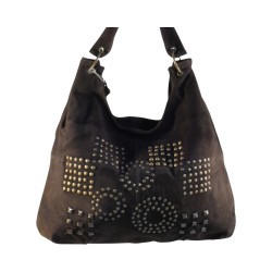 sac bandoulière en croûte de cuir marron-2