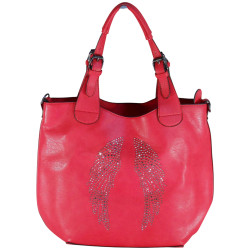 Sac à main FLORA & CO rouge - MAROQUINERIE-MEAUX.COM